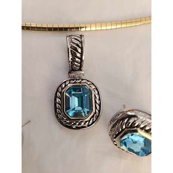 Vintage JOAN COLLINS Albion  Necklace & Earrings Set .DYNASTY EDITION 1987 Erica - Picture 4 of 9